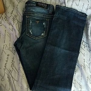 Guess daredevil boot cut jeans